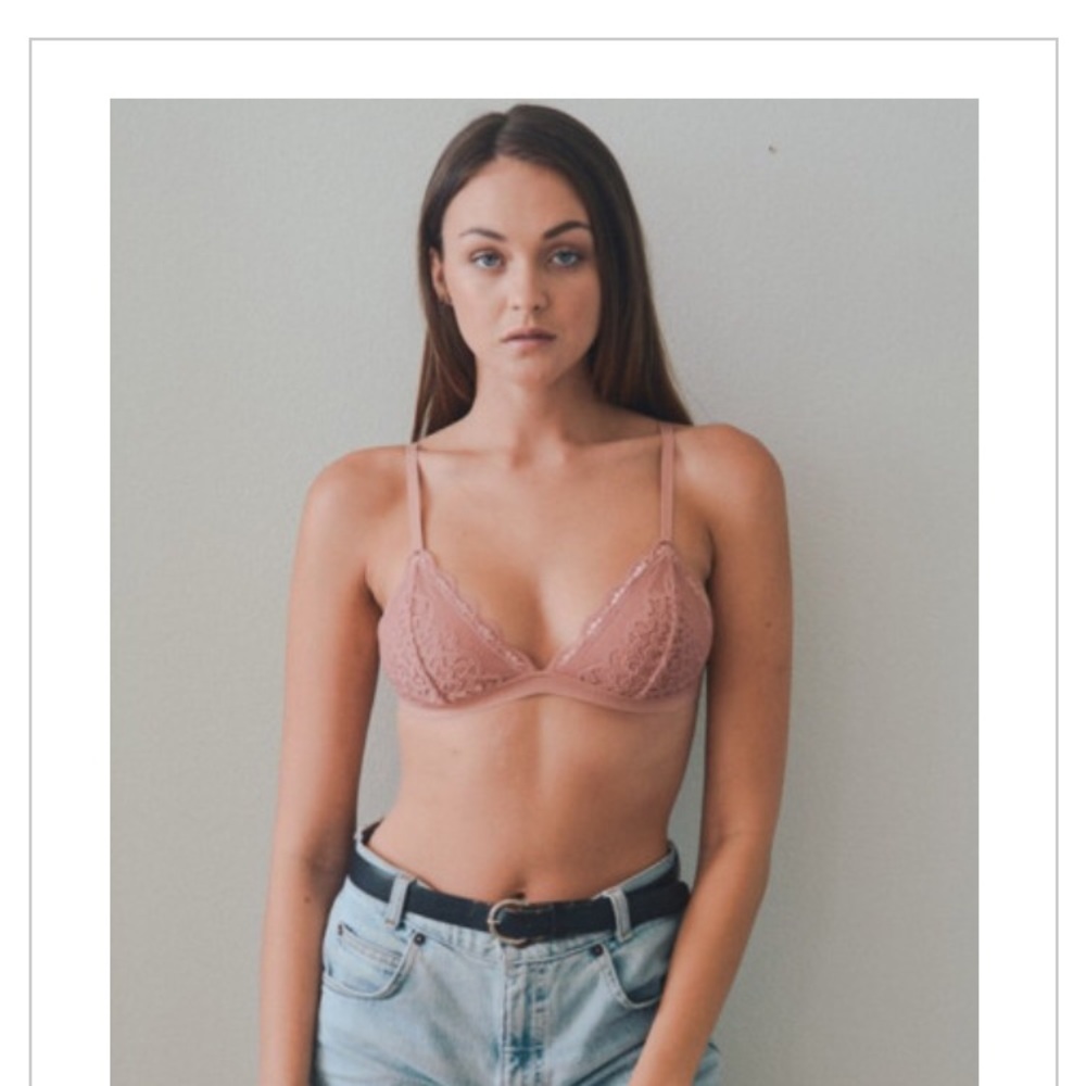 Blush Scalloped Bralette